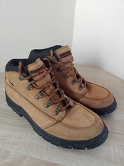 VINTAGE NIKE ACG Boots Nubuck Brown Black soles Size 4.5Y Pre-owned