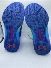 Under Armour 7Y Wardell SC Stephen Curry Sneakers Blue And Green Shoes