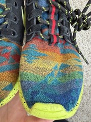 Nike Pendleton Multicolor Kids Athletic Sneakers 6Y Black Yellow 826493-943