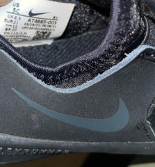 Nike Flex Runner AT4665-003 Black Toddler Sneakers size 3C