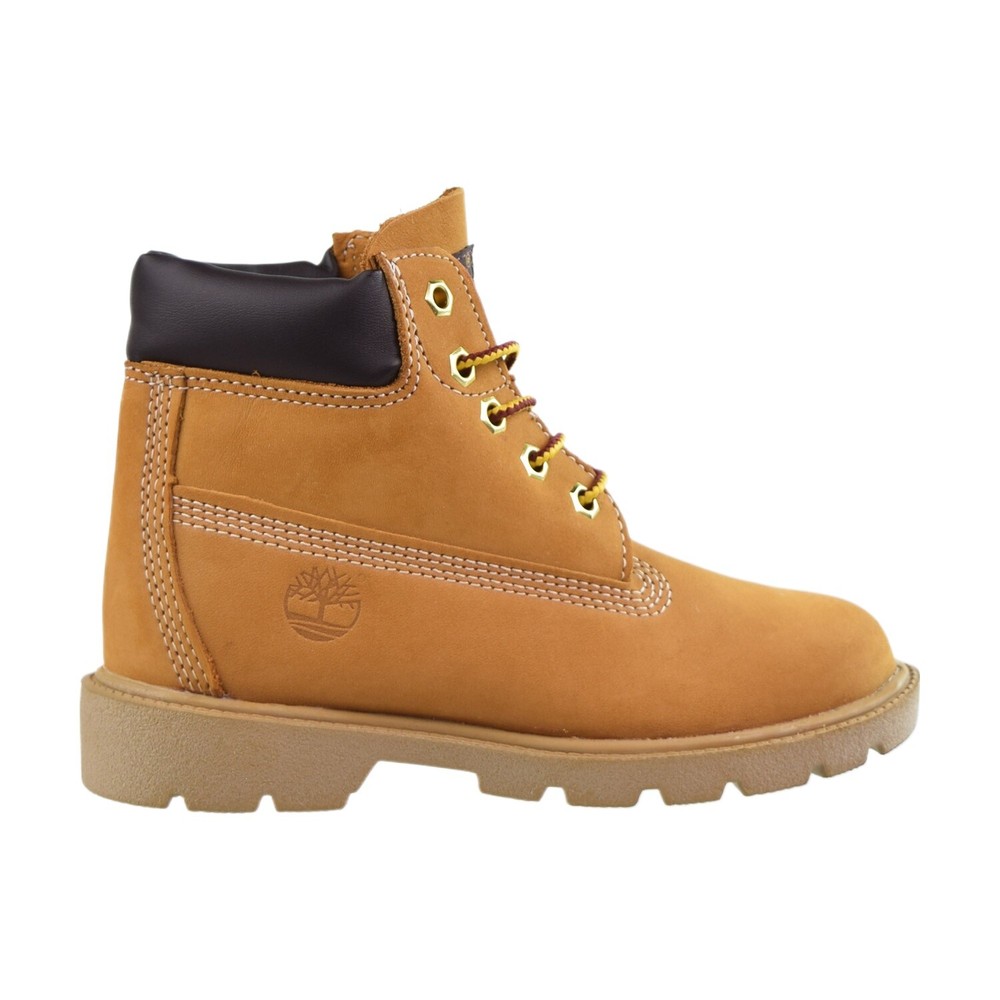 Timberland 6 Inch Premium Waterproof Little Kids‘ Boots Wheat 10760