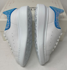 Alexander McQueen Designer Sneakers Shoes Kids Children Size 11 28 EU $350 White