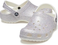 Crocs Classic 206993-9DI Clogs Kids US 5Y Mystic Glitter Comfort Shoes NWT