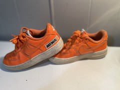 Nike Air Force 1 Low 07 LV8 “Just Do It” 2018 TD Size 11.5c Kids Orange
