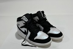 NIKE Air Jordan 1 Mid Diamond Shorts (GS) White/Black DN4321-100 Sz 6.5Y – NWOB