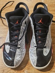 Youth NIKE AIR Jordan Dub Zero Sneakers US 3Y WHITE DV1359-162