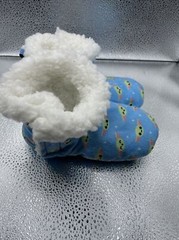 Slippers Plush Booties W/ Grips Toddlers Shoe Size 4 To 10 Mandalorian Star Wars