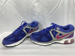 NIKE AIR MAX RUNLITE4(GRADE SCHOOL) SNEAKERS PURPLE PINK SILVER SIZE 6Y