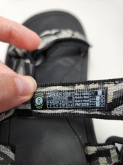 Teva Hurricane XLT Grey Black Sandals Youth Shoe Size USA 5 UK 4 EU 37 & Jn 23.5