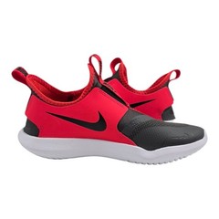 New NIKE FLEXRUNNER AT4663-200 Dark Grey and Red Shoes Youth Size 1