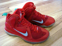 Nike 2011, Christmas 472664-602 LeBron IX 9 South Beach Sneakers Youth US 5.5