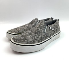 Vans Asher Printed Slip On OTW Allover Logo Comfort Shoes Youth Size 3