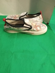 Marvel Avengers Canvas Slip On Shoes with Captain America, Hulk, Iron Man Size 1