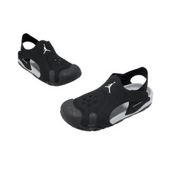 Nike Jordan OTDR Sandal PS Black White Wolf Grey Kid Preschool Casual HV8552-001