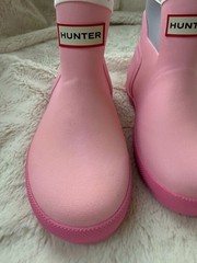 Nearly New $69 Hunter Finley Rain Boot Pink/Purple Little Kid UK10/EU28/US11