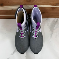 NEW- Nike Binzie Waterproof Rain Boot Sneakers Gray/Purple size Youth 5Y