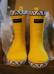Pendleton TUCSON Mid Boot Rain Water Boots Yellow Unisex Kids 13/1 Outdoor NIB
