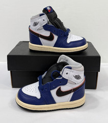 Jordan 1 Retro High OG SZ 4 C Toddler White/Black-Neutral Grey FD1413 100