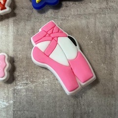 Set of 4 Shoe Charms For Crocs Jibbitz Good Vibes Ballet Candy Shooting Star