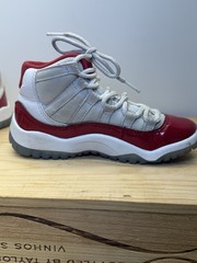 Nike Air Jordan 11 Retro ‚Cherry‘ Red & White 378039-116 Size 11C
