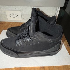 Jordan Air Jordan 3 Retro (GS) Black/Gray Leather US 7Y DM0967-001