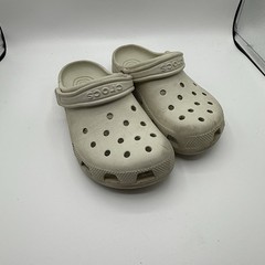 Crocs Classic Clogs Cream Off White Junior 4 Slip On Sport Mode