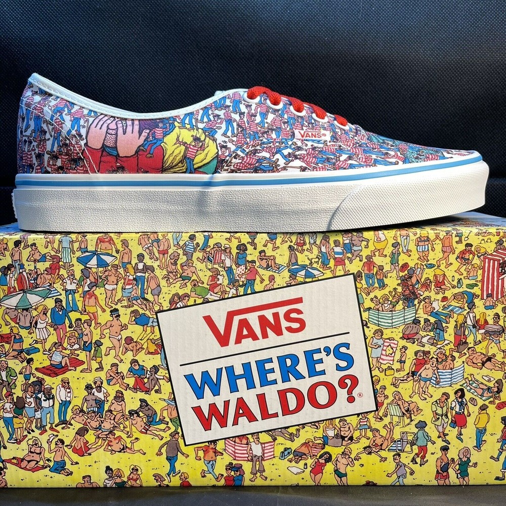 Vans Authentic Where s Waldo Sneakers. Brand New. Kids Size: 4.5