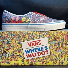 Vans Authentic Where s Waldo Sneakers. Brand New. Kids Size: 4.5