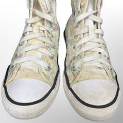 Converse Chuck Taylor All Star High Butterfly Shine Youth Size 3 Used A01481F