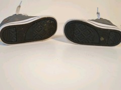 Converse Chuck Taylor Slip-Ons Kid’s Toddler Size 7 Shoes Orange Grey Mid