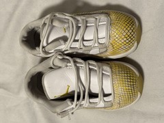 Air Jordan 11 Low Snake Yellow Python (TD) Size 6C