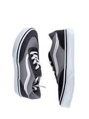 New Adorable Vans Brooklyn LS Little Boys Comfort Shoes Size 3 Youth 2 Tone Gray