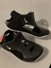 New Nike Sandals For Kids – Sunray Protect 3 Black And White-size 10- Unisex