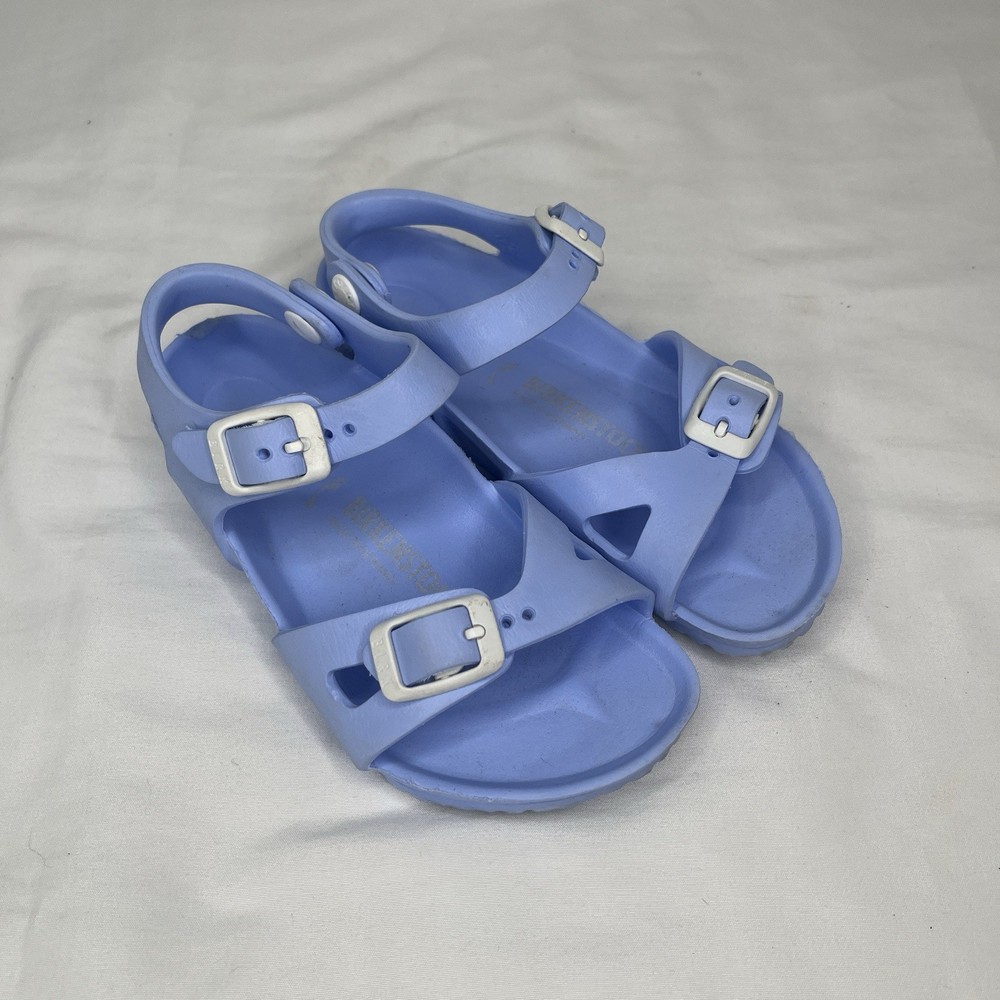 Birkenstock Rio Essentials blue Kids Sandals Size 28(10-10.5) , beach, vacation