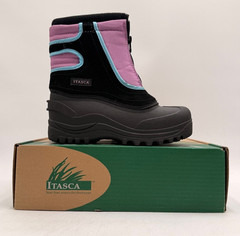 Itasca SNOW STOMPER 2 Kid’s NEW Boots Black/Pink Multiple Sizes
