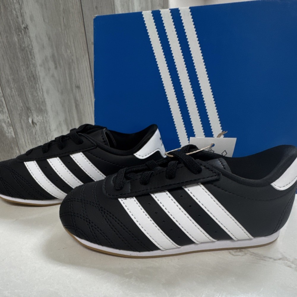 adidas Taekwondo Lace CF E Black/White Unisex Kids US 10K JP9537 Sneakers