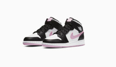 Air Jordan 1 Mid White Light Arctic Pink 555112-103 GS 4Y 4.5Y 5.5Y BRAND NEW
