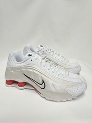 Nike Shox R4 White/Phantom/Red/Black – Size 7Y / 8.5W