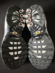 Nike Air Max Plus GS Black Metallic Silver Youth Sz 5.5y Women 7 New CD0609-018