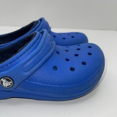 Crocs Classic Lined Clog – Kids- Blue – Size J1