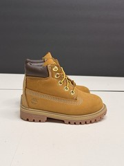 Timberland Premium 6” Waterproof Boots Wheat Toddler Size 8C Kids Nubuck