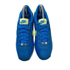 Nike Cortez BG Blue Light Lemon Twist Shoes IB7748-406 Youth Sizes 4.5 – 7