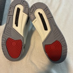 Big Kid’s Jordan 3 Retro „Cement Grey“ Summit Wht/Fire Red (DM0967 106)