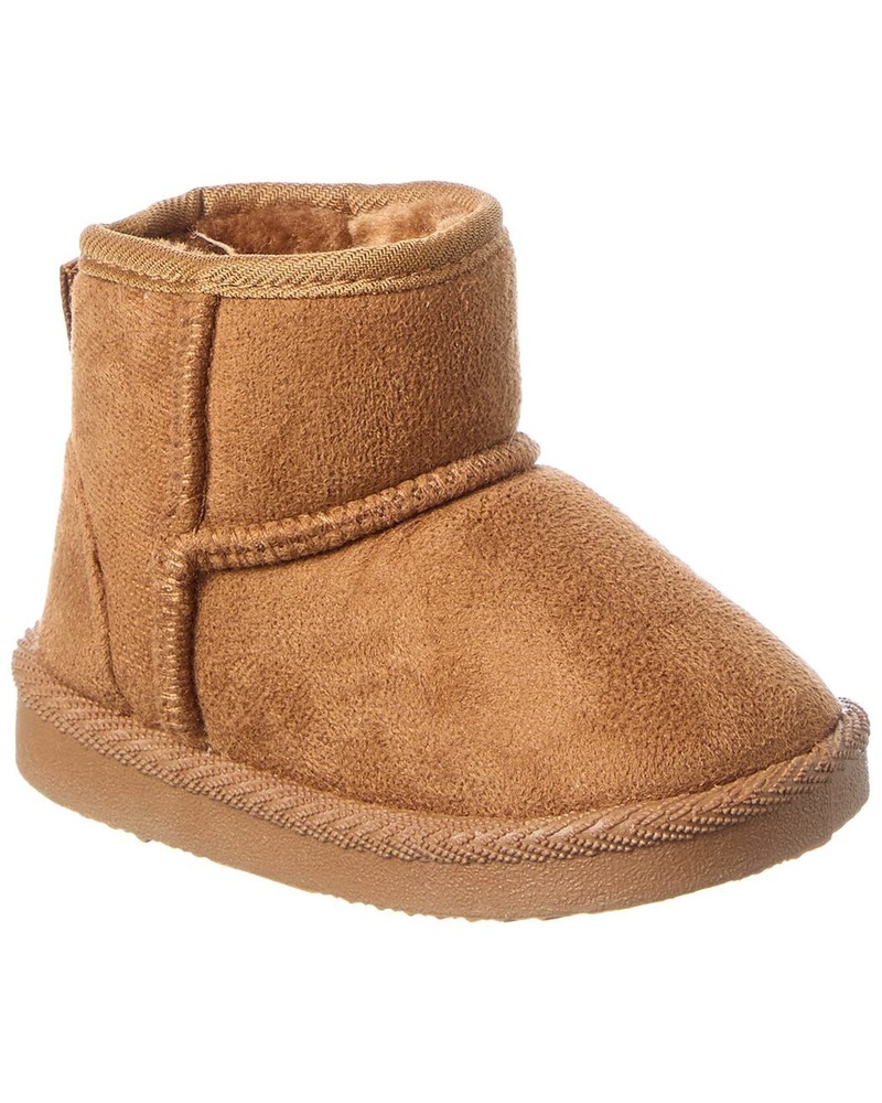 Avalanche Cozy Boots Little Kids Size 13 Slip On Tan New $8
