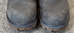Timberland Leather Boots Boys Size 6 Blue Nubuck Classic Lace-Up 3793A