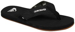 Quiksilver Boy’s Carver Switch Sandal – Black / Black / Brown – New