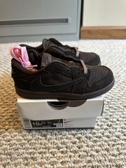 Jordan 1 Retro Low x Travis Scott Velvet Brown (TD) DO5441-202 Size 10C