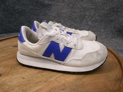 New Balance 237 Bungee Toddler Kids Size 13.5 White/Blue Sneakers Shoes PH237BQ