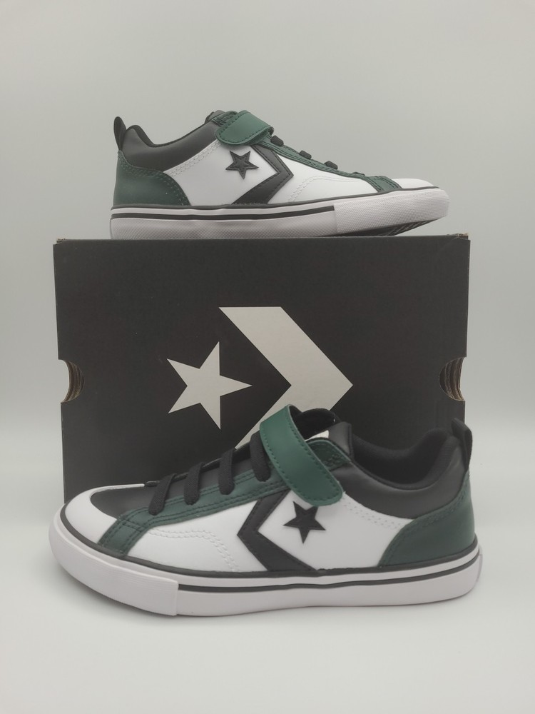 Converse Pro Blaze Strap Ox Youth Size 3Y Black Green Athletic Sneakers A09332C