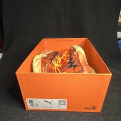 PUMA MB.03 Halloween JR Basketball Shoes Orange Black Synthetic Kids US 5